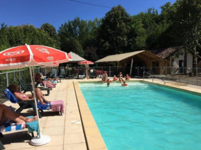 Safari tent at Camping de la Bonnette